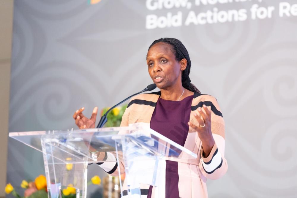 Agnes Kalibata, ex ministra de Agricultura de Ruanda y presidenta de AGRA participará la próxima semana en la primera Cumbre de África y las Américas sobre Sistemas Agroalimentarios, en la que se buscará reforzar la cooperación entre los dos continentes ante las amenazas globales a la seguridad alimentaria.