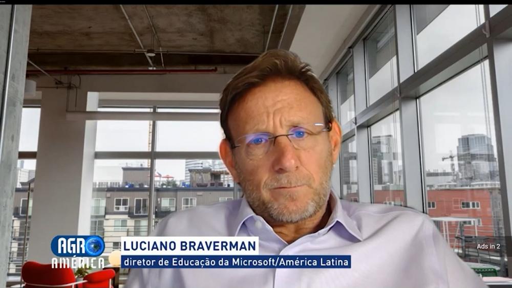 El Director de Educación para América Latina de la compañía de tecnología Microsoft, Luciano Braverman