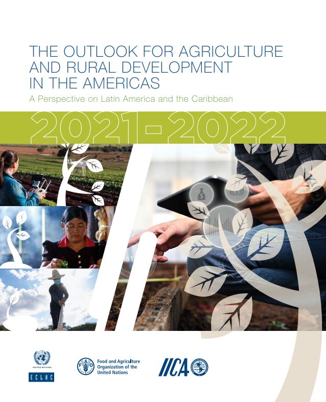 Portada del informe Perspectivas de la Agricultura y del Desarrollo Rural en las Américas, una mirada hacia América Latina y el Caribe.
