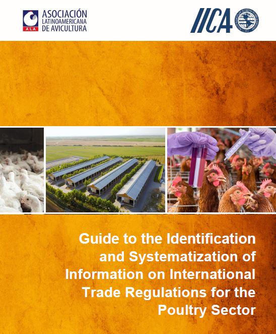Cover page of the Guide for the Identification and Systematization of Information about Poultry Trade Rules.