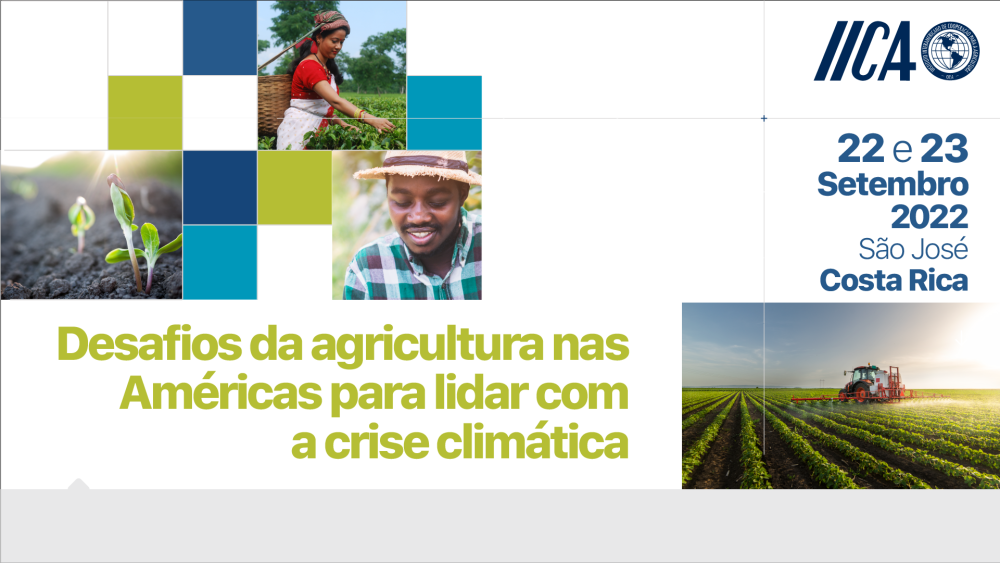 La reunión, que tendrá lugar los días 22 y 23 de septiembre en San José, tendrá como título Desafíos de la agricultura de las Américas para hacer frente a la crisis climática.