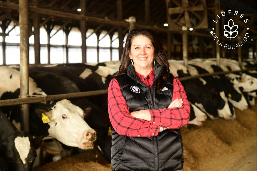 Ella está convencida de que los productores lácteos tienen que estar más unidos que nunca.
