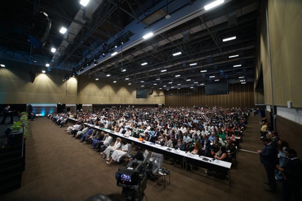  First plenary session of COP16 in the Zona Azul, Valle del Pacífico Conference Center.