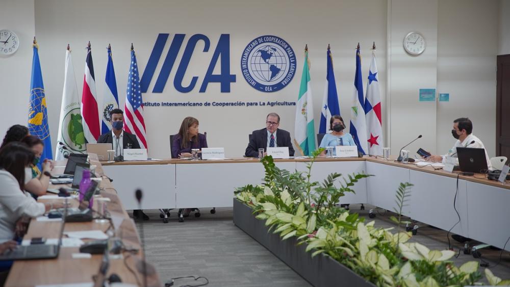 La reunión de tres días para avanzar con el documento borrador, se realizó en la Sede Central del IICA en Costa Rica. Fue organizada por el Instituto, el USDA y el CAC.