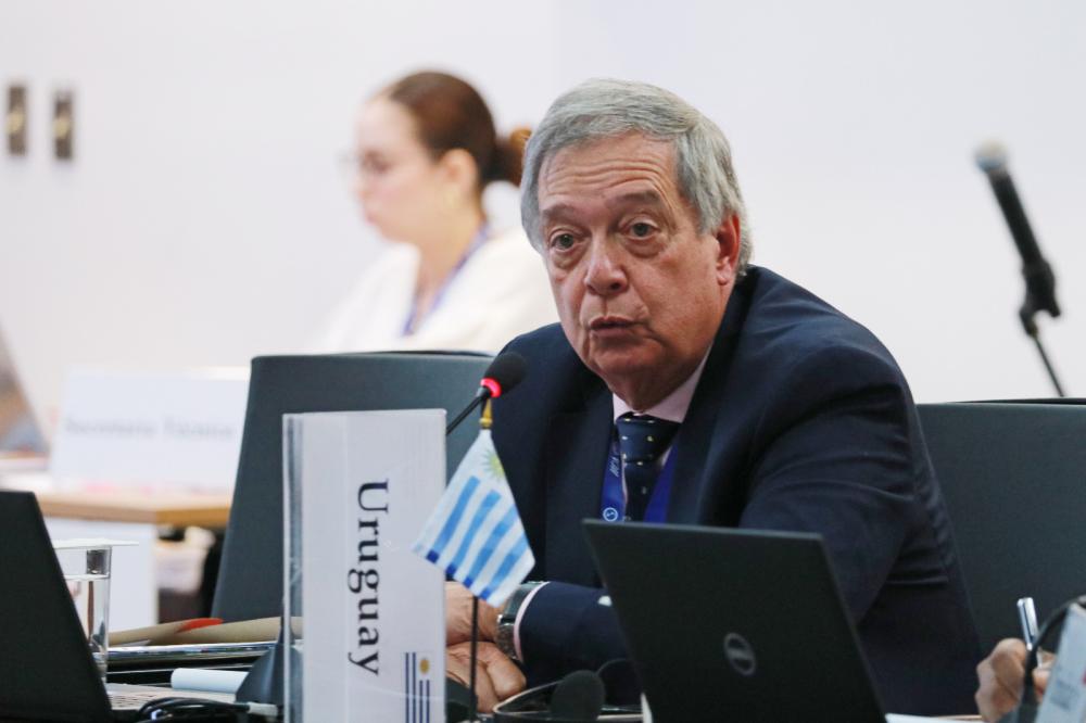 Fernando Mattos, Ministro de Ganadería, Agricultura y Pesca de Uruguay, resaltó que contribuir con fondos inmediatos de asistencia para los países con situaciones críticas es clave. 