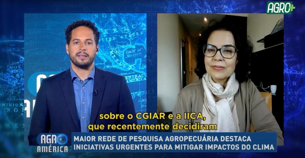 La Directora General Ejecutiva del Grupo Consultivo para la Investigación Agrícola Internacional (CGIAR, por sus iniciales en inglés), Ismahane Elouafi, participó en una entrevista en el programa AgroAmerica, que se emite por el canal de TV Agro Mais, de Brasil.