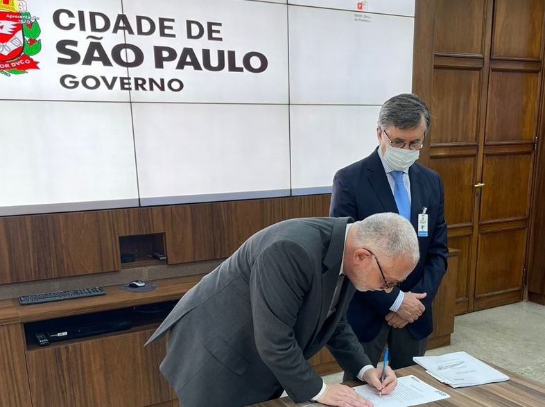 Secretário de Mudanças Climáticas de São Paulo e Manuel Otero