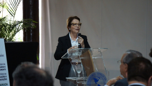 Ministra Teresa Cristina participou da mesa de abertura do evento.