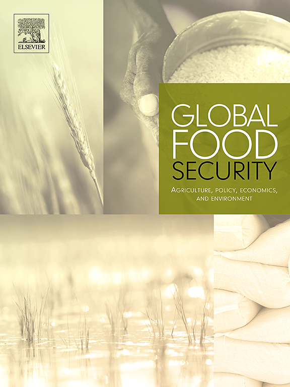 Global Food Security, una revista reconocida a nivel internacional, publica artículos científicos relacionados con la agricultura, la nutrición y el medio ambiente de relevancia para la seguridad alimentaria y la nutrición.