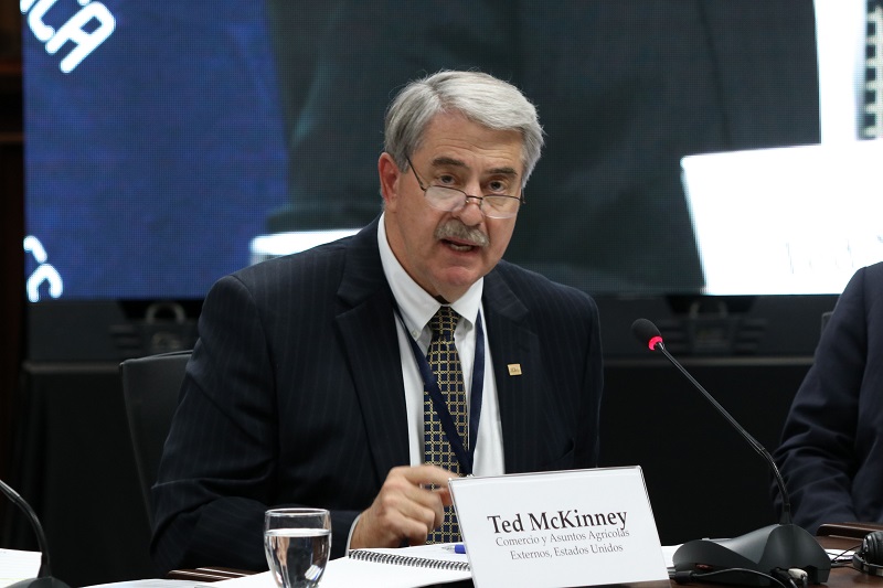 Ted McKinney, Subsecretario de Relaciones Comerciales y Agrícolas Internacionales del Departamento de Agricultura de Estados Unidos