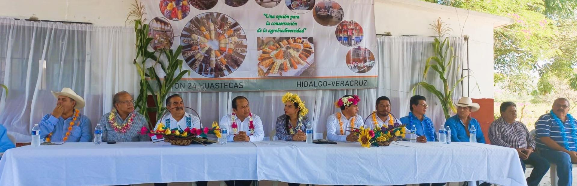 En colaboración con la Secretaría de Agricultura y Desarrollo Rural, SNICS, INIFAP, COLPOS e instituciones locales, se inauguró el Banco Regional de Semillas Nativas en la zona de las Huastecas
