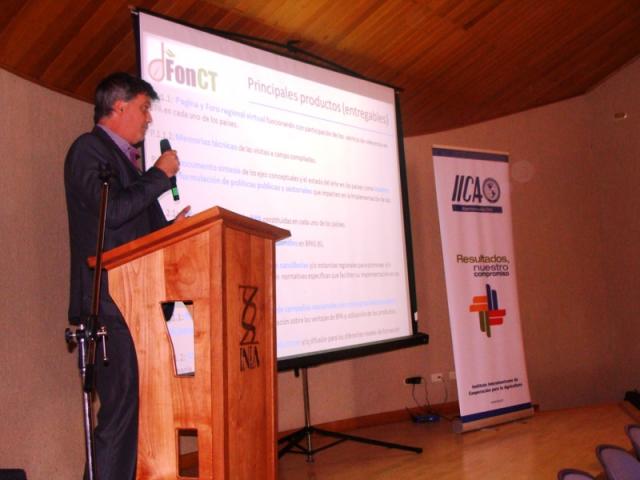 Tomás Krotsch, Coordinador del Proyecto Fonct, de la Representación IICA Argentina,