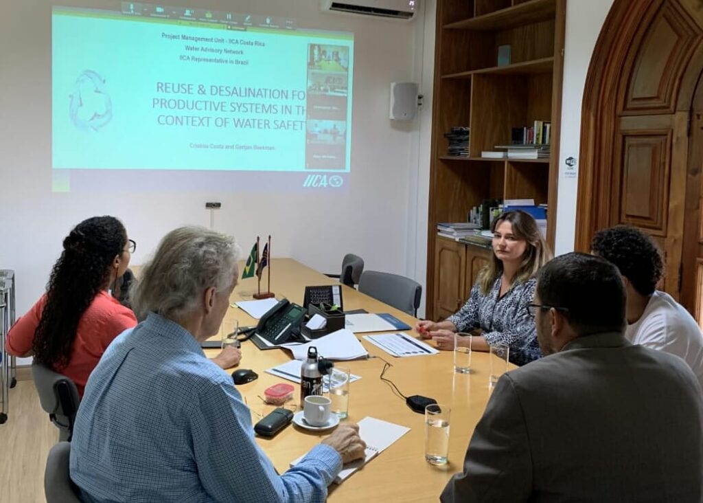 Especialistas do IICA Brasil realizam webinários sobre reuso de água e dessalinização