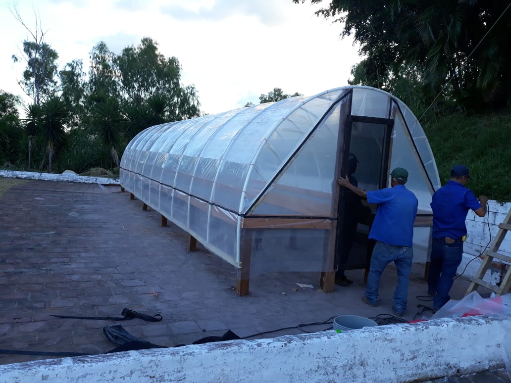 Secado tipo domo construido en Ciudad Barrios, San Miguel, El Salvador