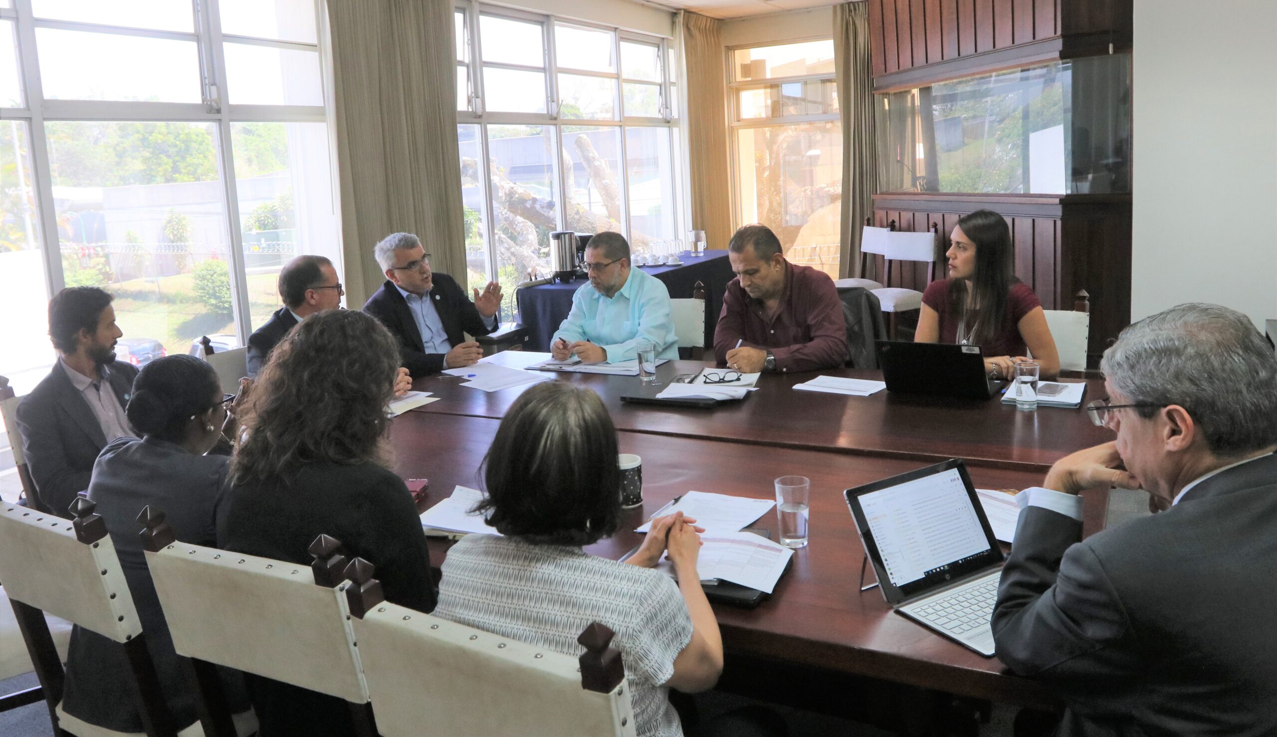 Representantes de FAO y autoridades y personal técnico del IICA, apuntalaron durante una reunión en la sede central del Instituto, parte de las iniciativas iniciales que ejecutarán en conjunto durante el 2020. 