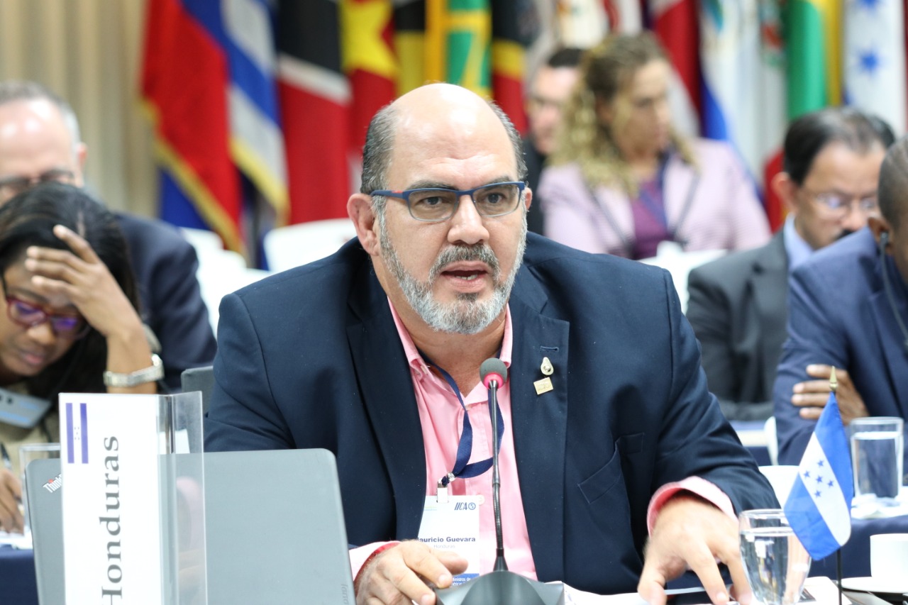 Mauricio Guevara, Secretario de Agricultura y Ganadería de Honduras, afirmó durante la reunión de ministros del CAC que el agro de la región debe reinventarse y generar nuevas estrategias para solventar los desafíos que plantea la pandemia. Fotografía de archivo.