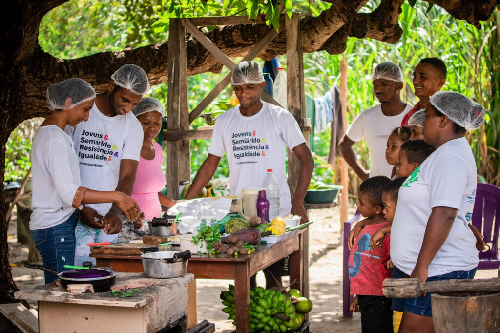 Jovens chefs do projeto Viva o Semiárido