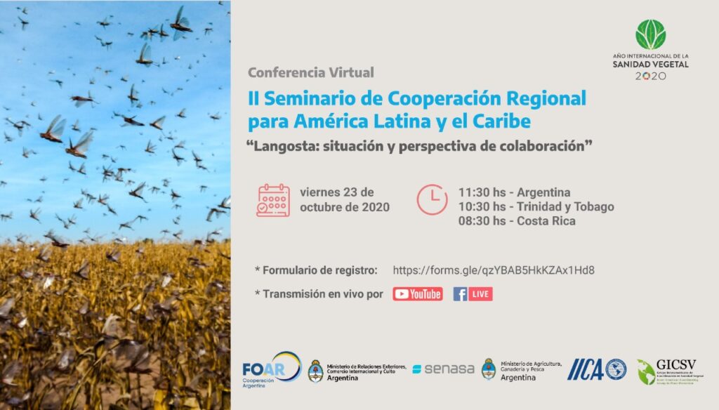 Invitación redes Seminario Langosta