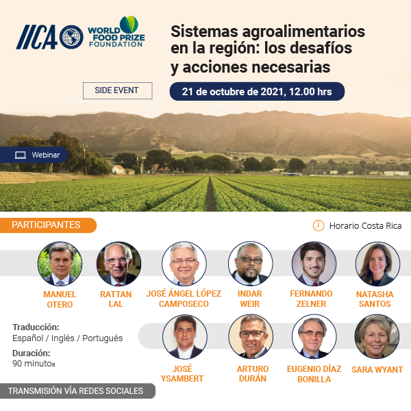 Los participantes intercambiarán ideas e información acerca de cuáles son las acciones que se requieren para lograr sistemas agroalimentarios más sostenibles en la región.