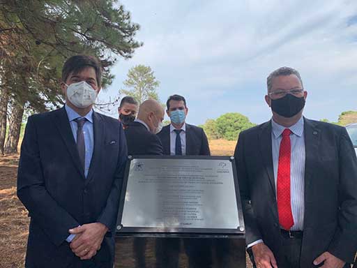 Gabriel Delgado e José Guilherme Tollstadius Leal, secretário de Defesa Agropecuária do MAPA 