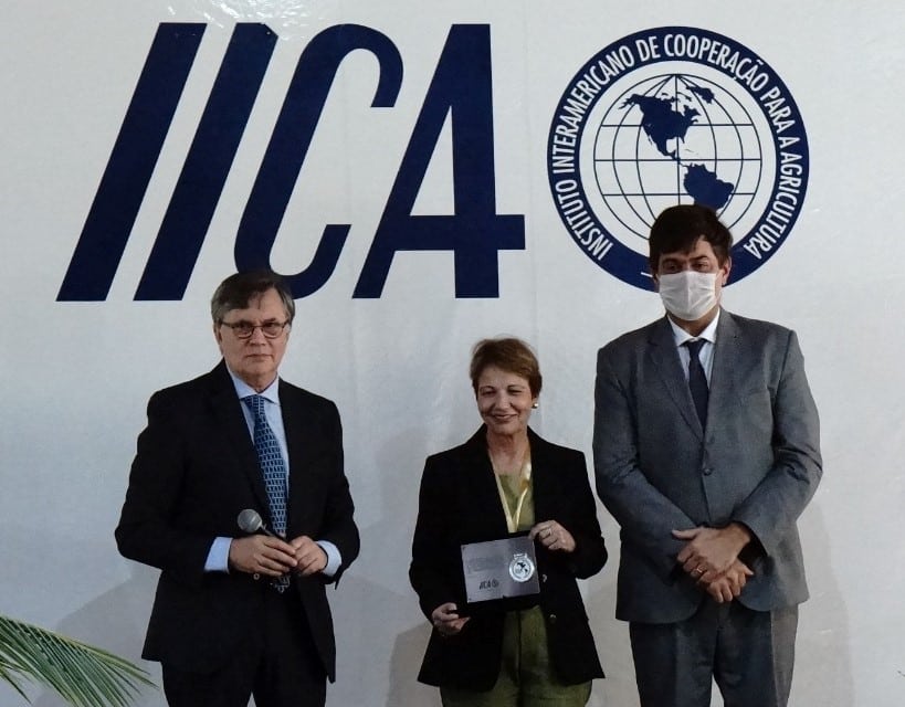 Manuel Otero, Tereza Cristina e Gabriel Delgado