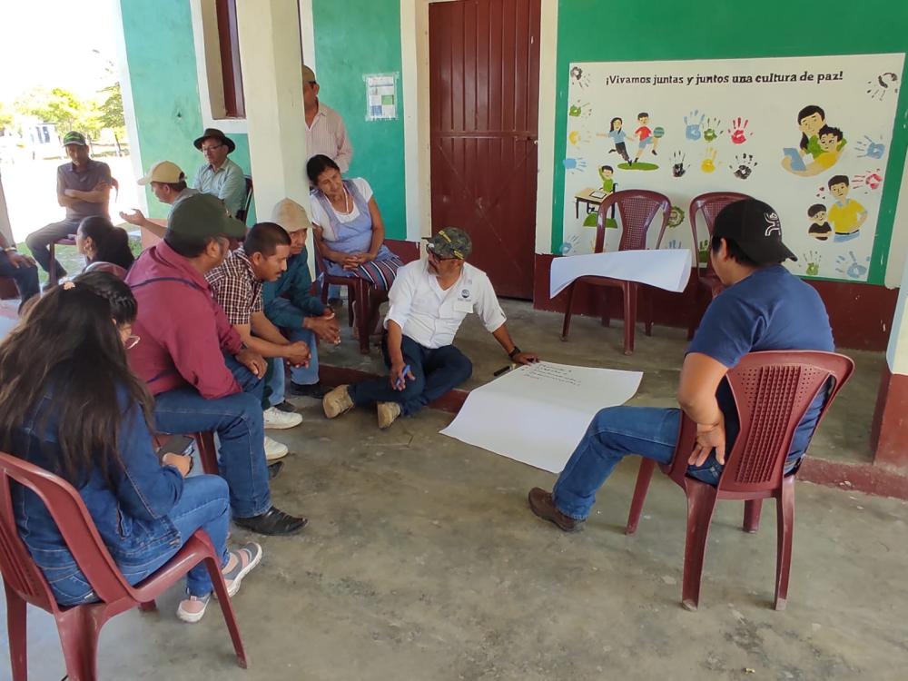 Elaborando calendario de actividades para los próximos pasos del plan de fortalecimiento.