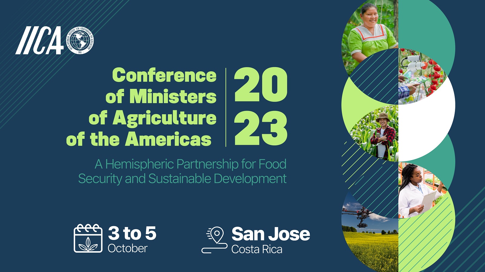 Algunos de los temas de agenda de la Conferencia de Ministros de Agricultura 2023 serán inclusión social y agricultura familiar, mitigación y adaptación al cambio climático, crisis hídrica, incorporación de tecnología digital, financiación de la ciencia e investigación aplicada al agro y comercio internacional.