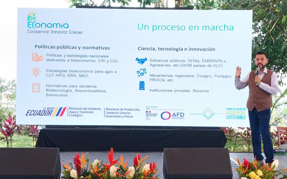 IICA participó en el lanzamiento del Libro Blanco de Bioeconomía Sustentable de Ecuador 