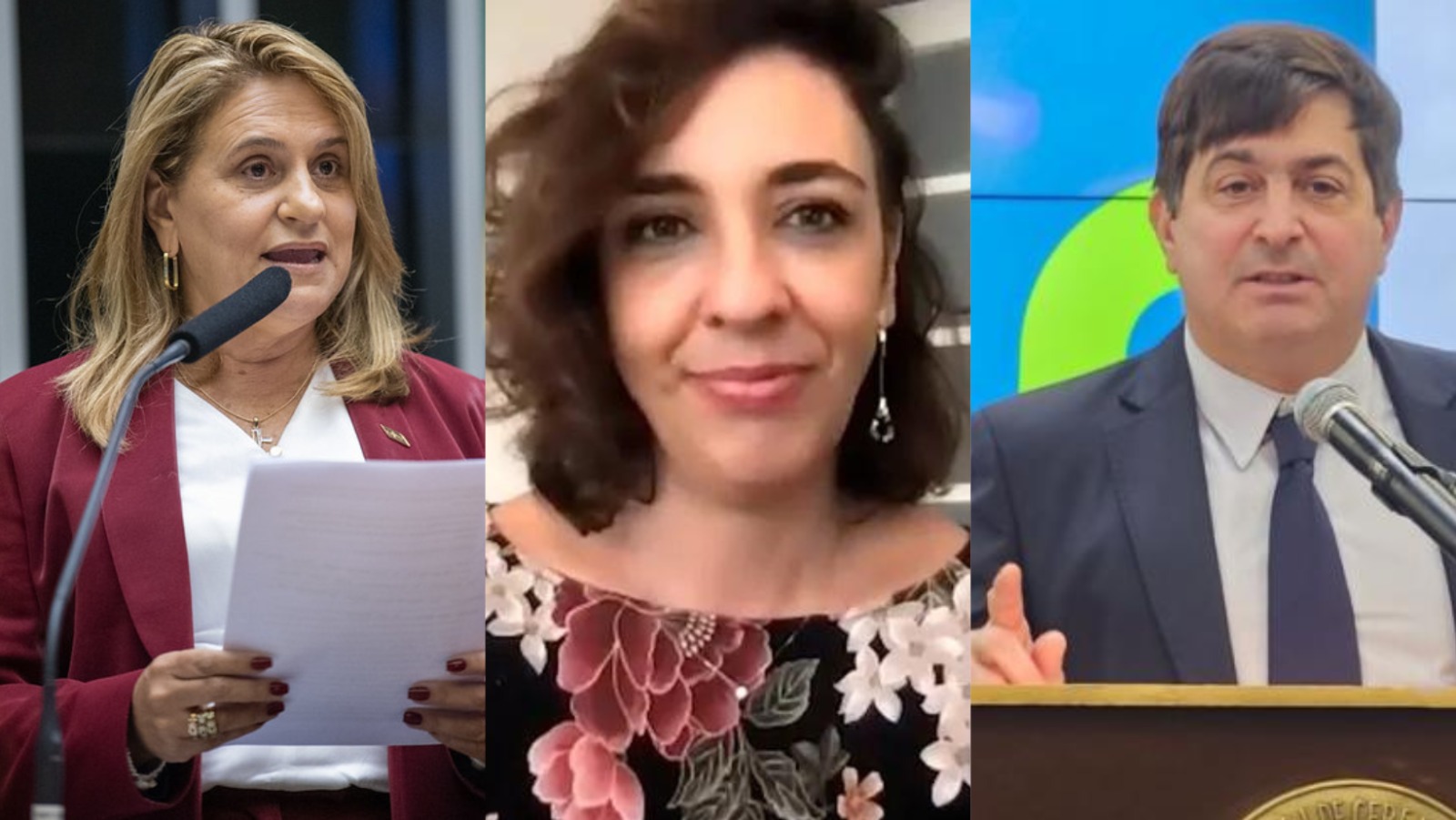 Silvia Massruhá, presidenta de EMBRAPA; Patrícia Pinho, Directora Adjunta de IPAM, y Gabriel Delgado,  Representante del IICA en Brasil, fueron los que dieron apertura al panel donde se presentó el estudio "Bioeconomía y sociobiodiversidad amazónica: un eje potencial de integración de los países de la Panamazonia".