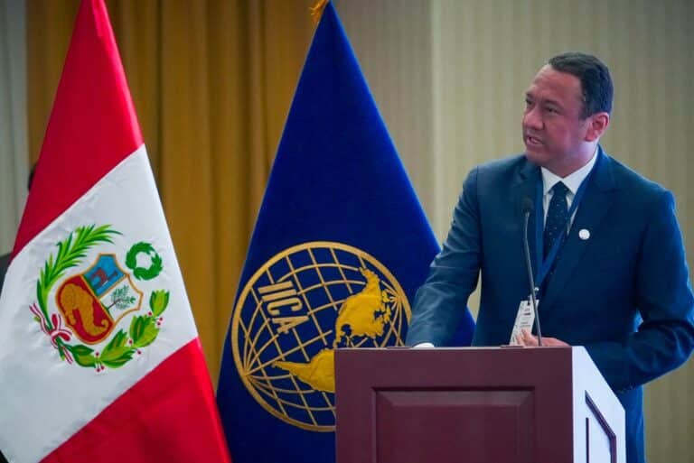 El ministro de Desarrollo Agrario y Riego de Perú, Ángel Manero Campos, destacó la importancia de la innovación para fortalecer la agricultura en el continente.