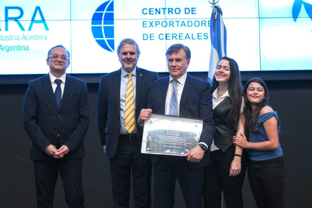 Reconocimiento Manuel Otero Bolsa de Cereales de Buenos Aires
